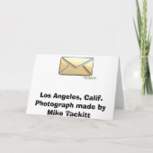 Los Angeles Karte (Rückseite)