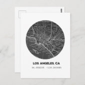 Los Angeles Karte (Vorne/Hinten)