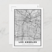 Los Angeles Karte (Vorne/Hinten)