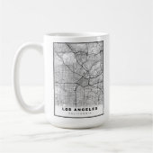 Los Angeles Karte Kaffeetasse (Links)