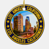 Los Angeles Keramik Ornament (Hinten)