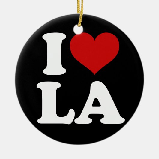 Los Angeles Keramik Ornament (Vorne)