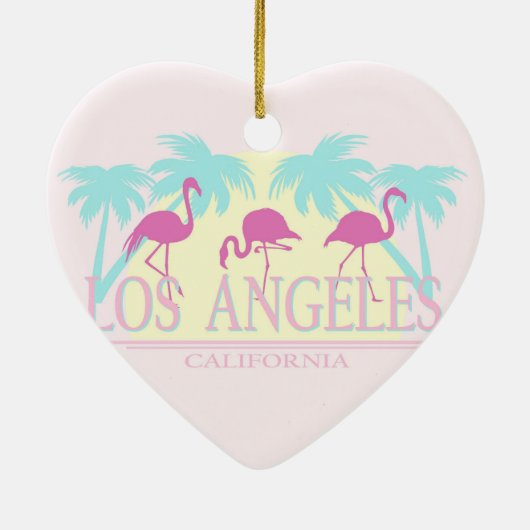 Los Angeles Keramik Ornament (Hinten)