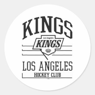 Los Angeles Kings Hockey Club Grau offiziell lizen Runder Aufkleber