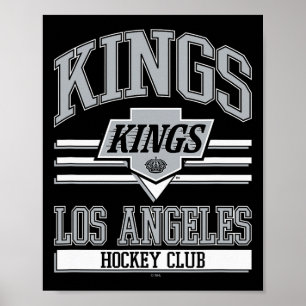 Los Angeles Kings Hockey Club Schwarz Offiziell L Poster