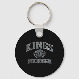 Los Angeles Kings Vintage Hockey Dark Heather Läus Schlüsselanhänger