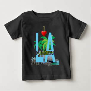 Los Angeles l a california city usa america Baby T-shirt