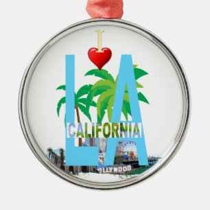 Los Angeles L eine Kalifornien-Stadt USA Amerika Ornament Aus Metall