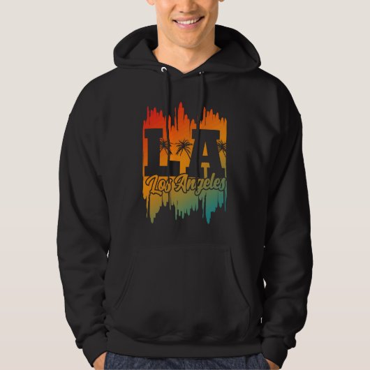 Los Angeles LA California   12 Hoodie (Vorderseite)