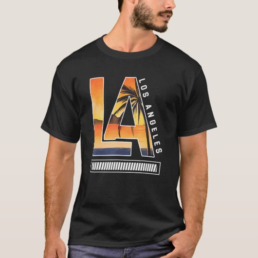 Los Angeles LA California 2 T-Shirt (Vorderseite)