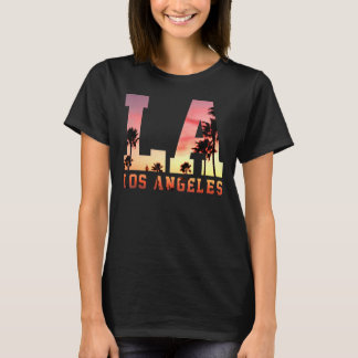 Los Angeles La California Men Retro Clothin T-Shirt