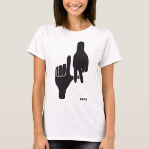 LOS ANGELES-LA-HANDzeichen T-Shirt