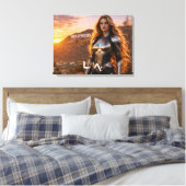 LOS ANGELES - LA LEINWANDDRUCK (Insitu (Schlafzimmer))