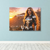 LOS ANGELES - LA LEINWANDDRUCK (Insitu (Holzboden))