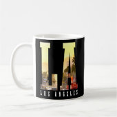 Los Angeles La Skyline California La Kaffeetasse (Links)