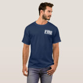 Los Angeles Landkreis Feuerwehr-Feuerwehr Bataillo T-Shirt (Vorne ganz)
