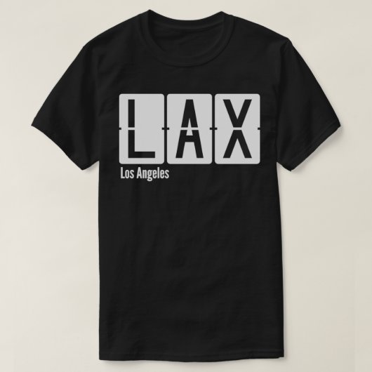Los Angeles LAX Airport Code T-Shirt (Design vorne)