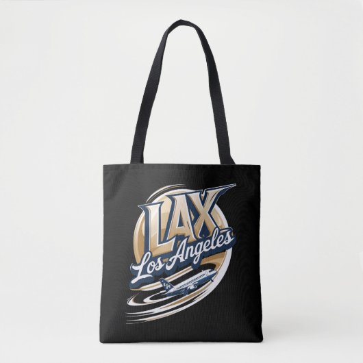 Los Angeles LAX Airport Code Tote Bag Tasche (Vorderseite)