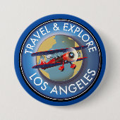 Los Angeles Logo für Reisen Button (Vorderseite)