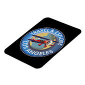 Los Angeles Logo für Reisen Magnet (Linke Seite)