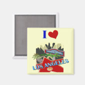 Los Angeles Magnet (Vorderseite/Rückseite)