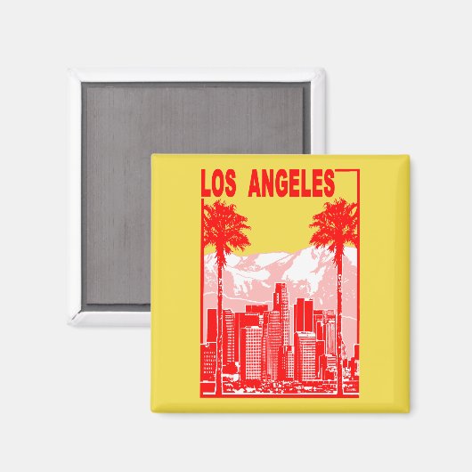 Los Angeles Magnet (Vorderseite/Rückseite)