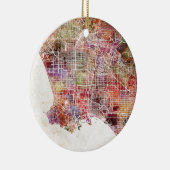 Los Angeles Map Keramikornament (Rechts)