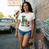 Los Angeles Mexican Flag Shirt Tshirt