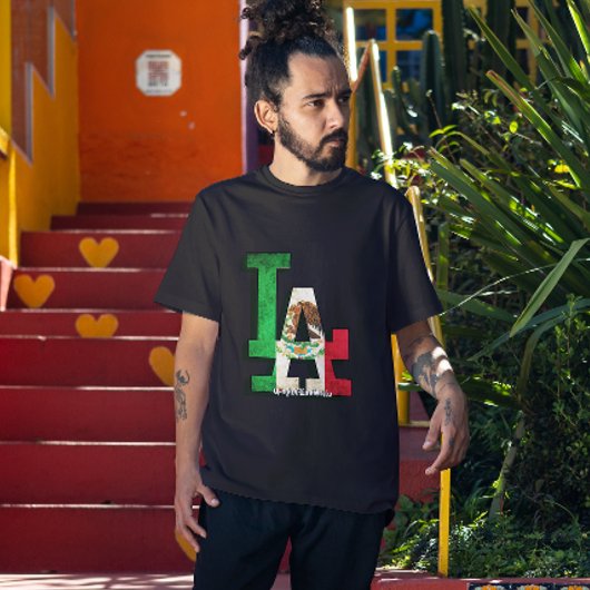 Los Angeles Mexican Flag Shirt Tshirt