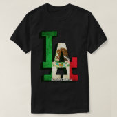 Los Angeles Mexican Flag Shirt Tshirt (Design vorne)