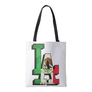 Los Angeles Mexikanische Flagge Tragetasche Tasche