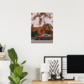 Los Angeles - Miracle Mile Street Poster (Heimbüro)