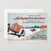 Los Angeles Motor Speedway Postcard Postkarte (Vorne/Hinten)