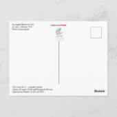 Los Angeles Motorrad Club Postkarte (Rückseite)