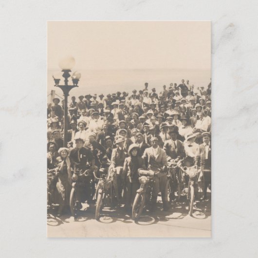 Los Angeles Motorrad Club Postkarte (Vorderseite)