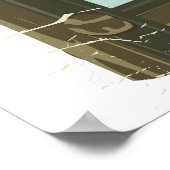 Los Angeles Movie Camera Reiseplakat Poster (Ecke)