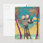 Los Angeles Movie Kamera Poster Postkarte (Vorne/Hinten)