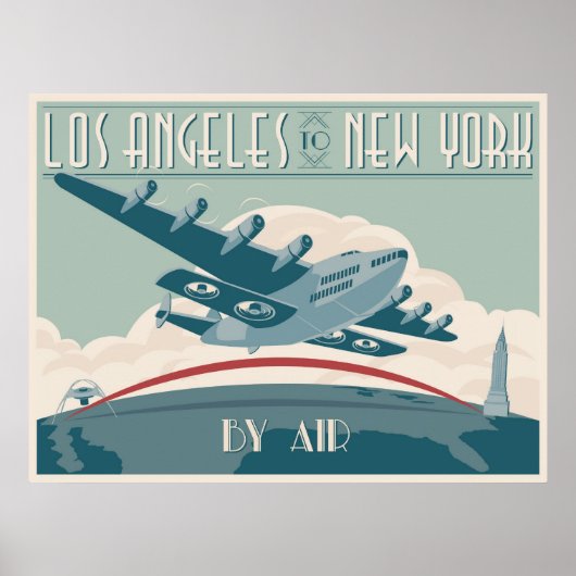 Los Angeles nach New York per Air Poster (Vorne)