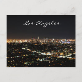 Los Angeles-Nachtpostkarte Postkarte