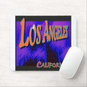 "Los Angeles Night Palms" Mousepad (Mit Mouse)