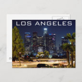 Los Angeles Night Paper Products Postkarte (Vorne/Hinten)