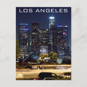 Los Angeles Night Paper Products Postkarte