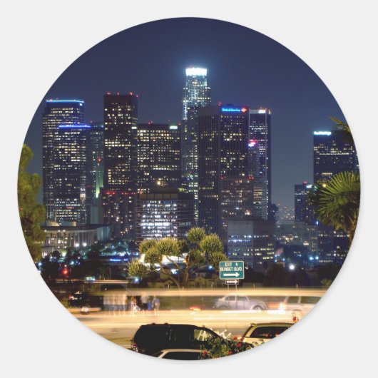 Los Angeles Night Sticker (Vorderseite)