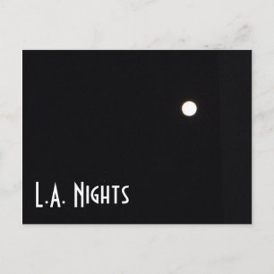 Los Angeles Nights Postcard! Postkarte