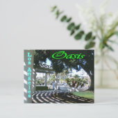 Los Angeles - Oasis Postkarte (Stehend Vorderseite)