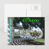 Los Angeles - Oasis Postkarte (Vorne/Hinten)