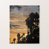 Los Angeles Palm Tree Sunset Puzzle (Vertikal)