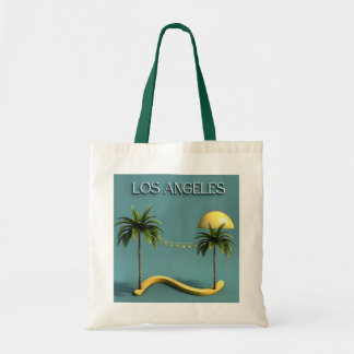 Los Angeles Palm Tree Sunset Tote Bag Tragetasche