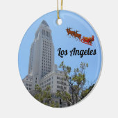 Los Angeles Panorama Keramik Ornament (Links)