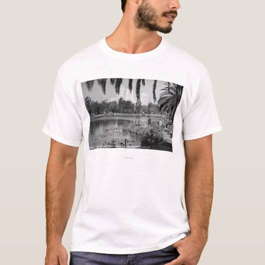 Los Angeles, Park CAs Westsee im Winter T-Shirt (Vorderseite)